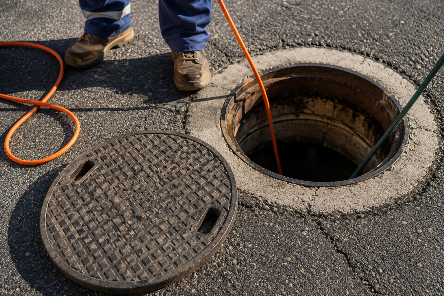 Sewer infrastructure work